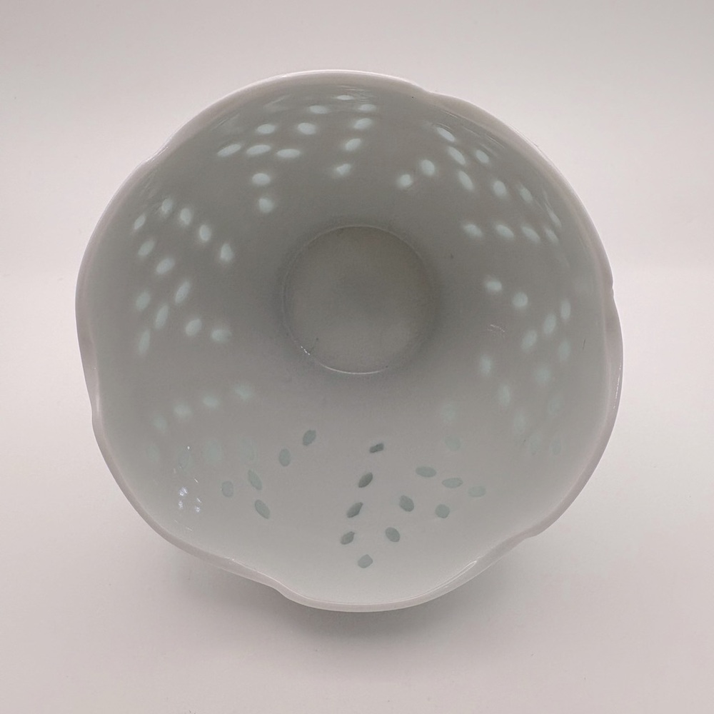 VTG Dansk Gunnar Cyren Willow Light Transluscent Porcelain Votive Candle Holder - Picture 2 of 5